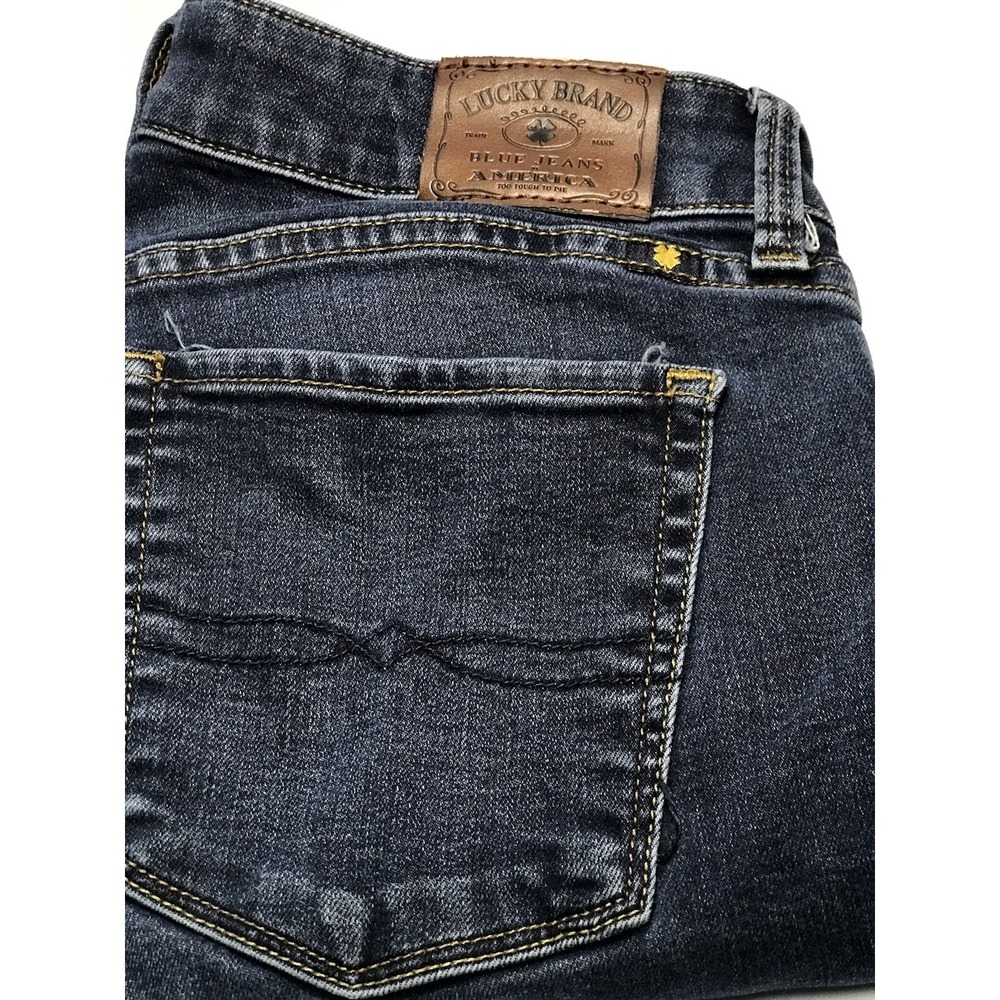 lucky brand jeans straight leg‎ womens blue size 4/27